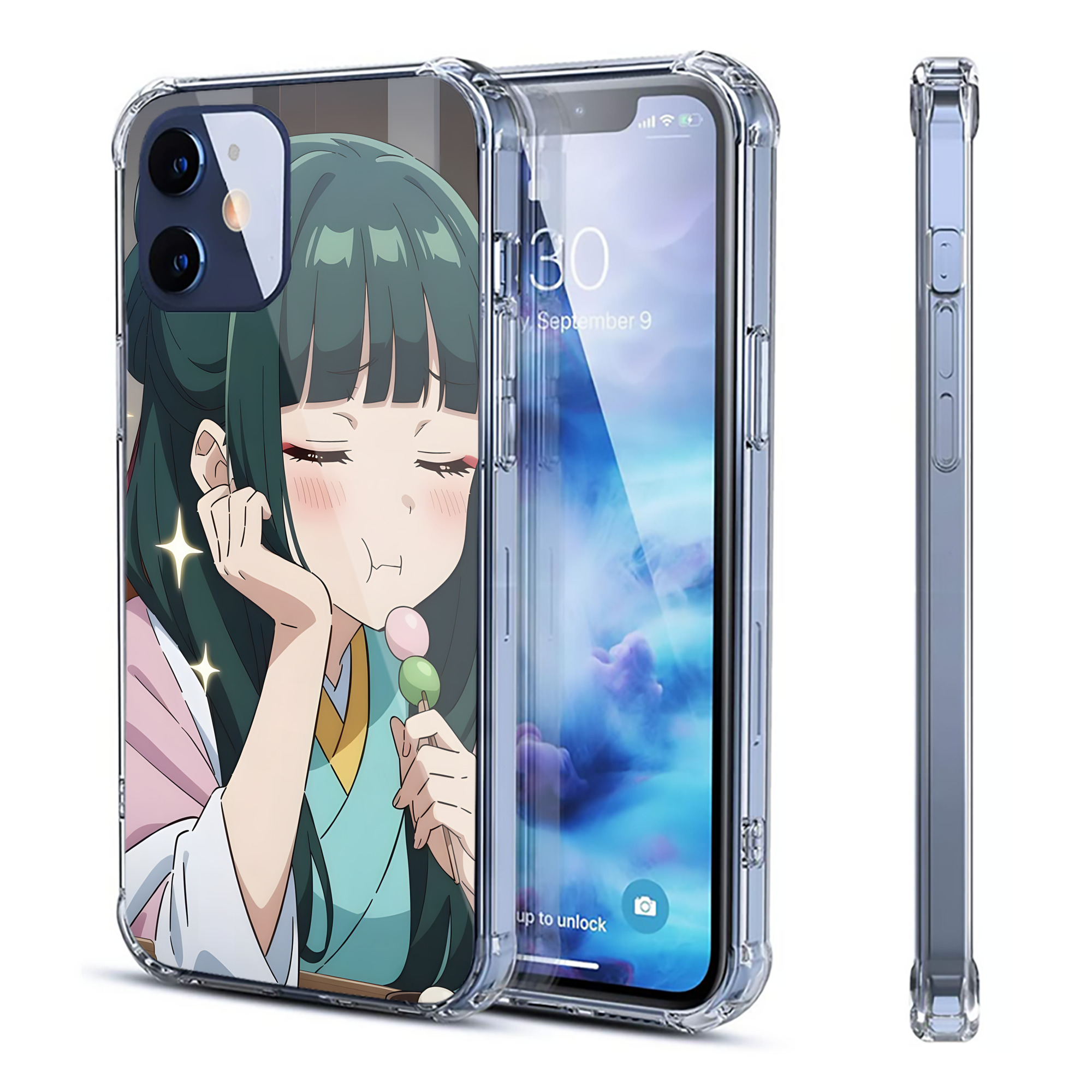 （画像用） 薬屋のひとりごと The Apothecary Diaries 【iPhone 12シリーズ対応】透明スマホケース（クリアソフトケース）